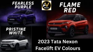 2023 Tata Nexon Facelift EV Colours